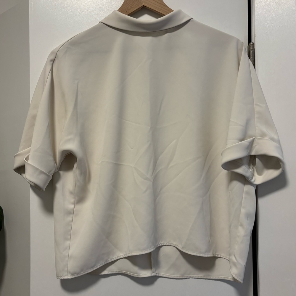Uniqlo Cream Dress Shirt